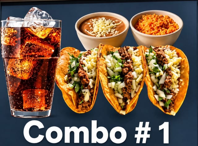 Corn Taco Combo.