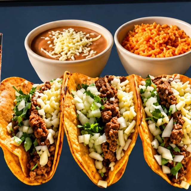 Flour Taco Combo.